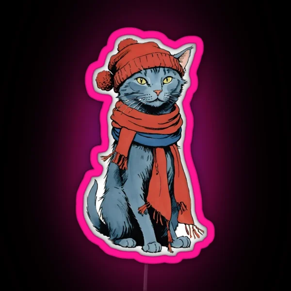 Stella In A Hat RGB Neon Sign
