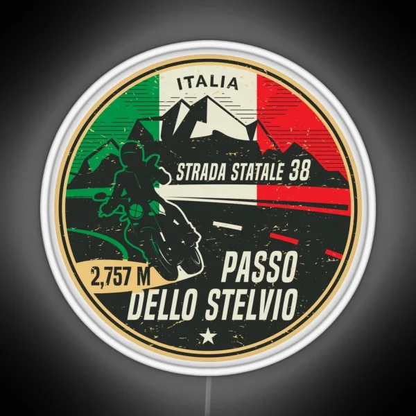 Stelvio Pass Italy RGB Neon Sign
