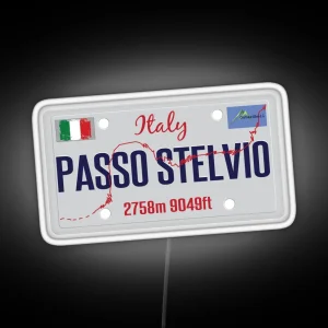 Stelvio Pass Passo Dello Stelvio Led And Led 01 RGB Neon Sign