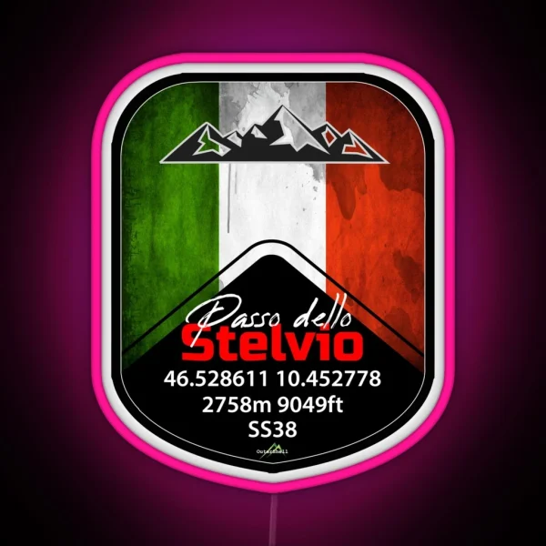Stelvio Pass Passo Dello Stelvio Led And Led Italy RGB Neon Sign