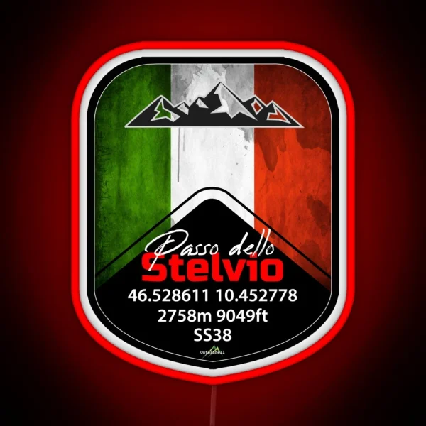 Stelvio Pass Passo Dello Stelvio Led And Led Italy RGB Neon Sign