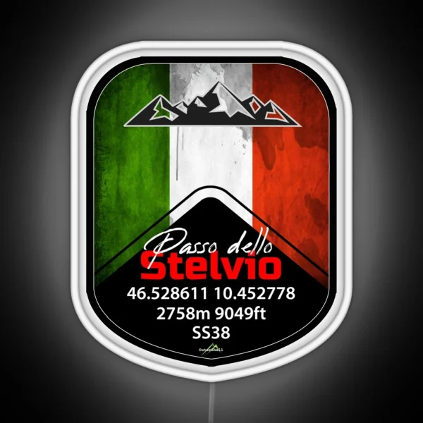 Stelvio Pass Passo Dello Stelvio Led And Led Italy RGB Neon Sign