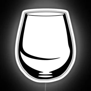 Stemless Wine Glass Tumbler RGB Neon Sign