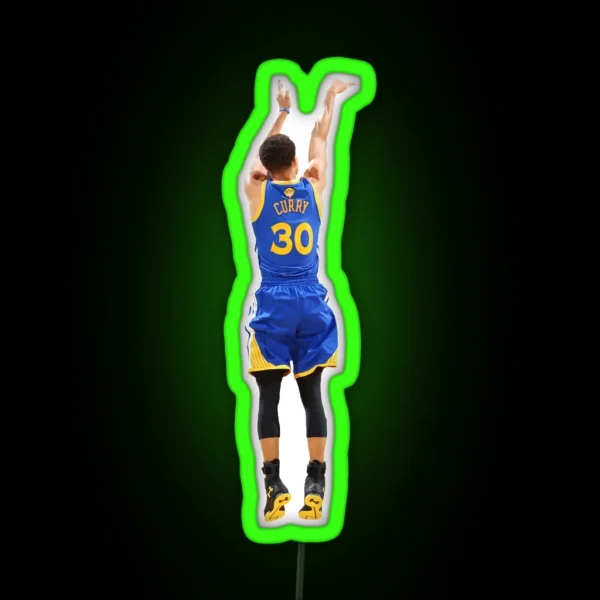 Steph Curry RGB Neon Sign