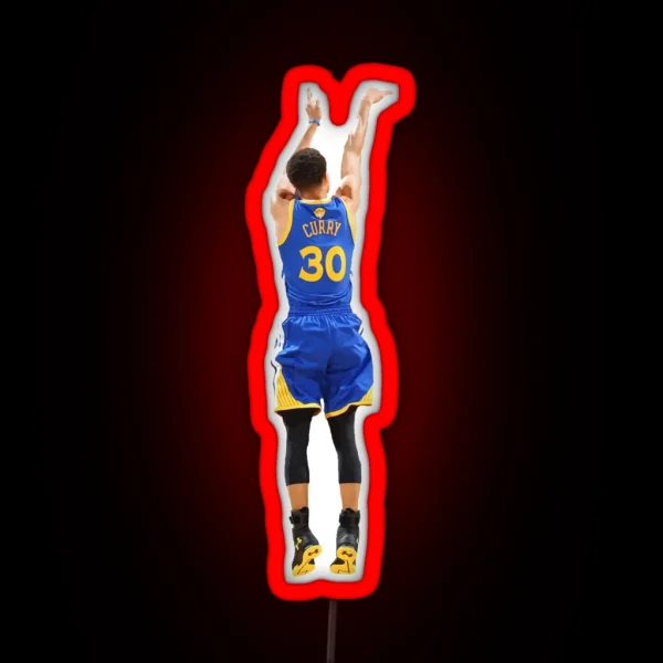 Steph Curry RGB Neon Sign