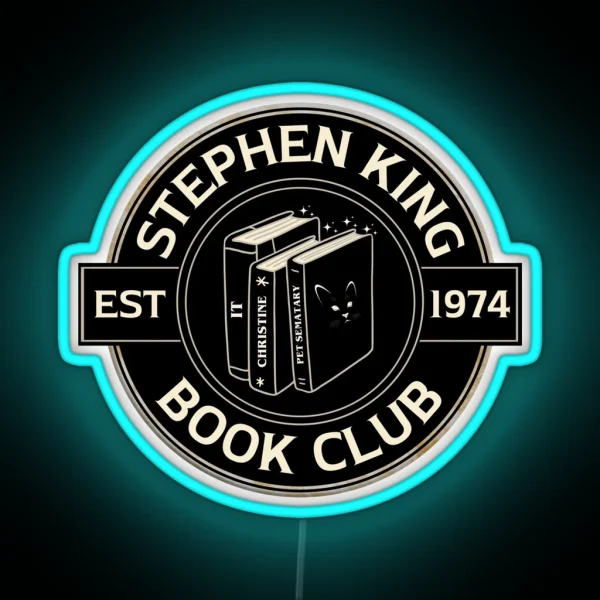 Stephen King Book Club RGB Neon Sign