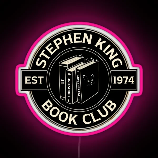 Stephen King Book Club RGB Neon Sign