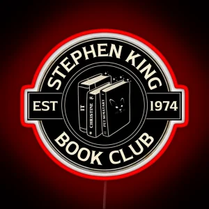 Stephen King Book Club RGB Neon Sign