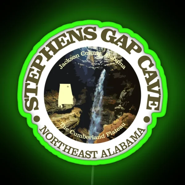 Stephens Gap Cave OBP RGB Neon Sign