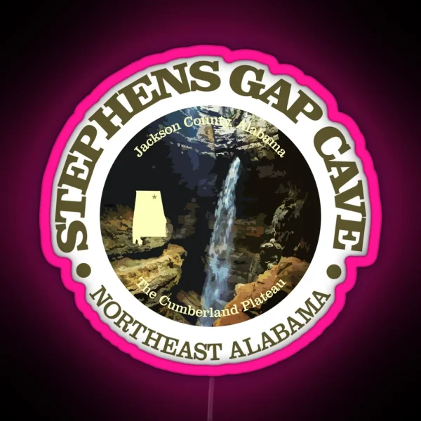 Stephens Gap Cave OBP RGB Neon Sign