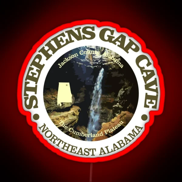 Stephens Gap Cave OBP RGB Neon Sign