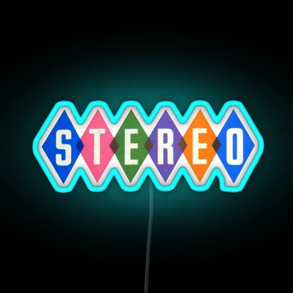 Stereo Logo RGB Neon Sign