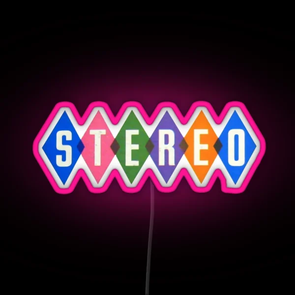 Stereo Logo RGB Neon Sign