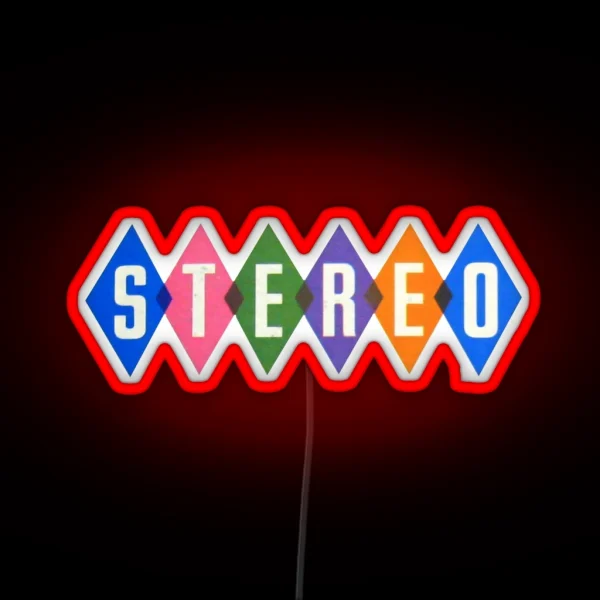 Stereo Logo RGB Neon Sign