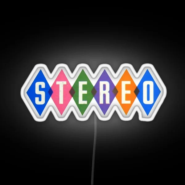 Stereo Logo RGB Neon Sign