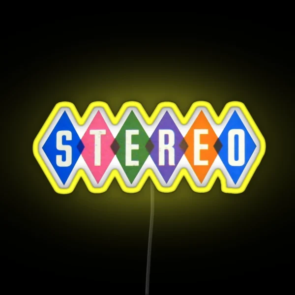 Stereo Logo RGB Neon Sign