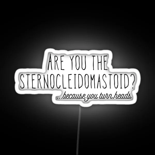 Sternocleidomastoid RGB Neon Sign