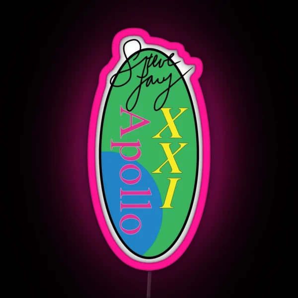 Steve Lacy Apollo 21 Graphic RGB Neon Sign