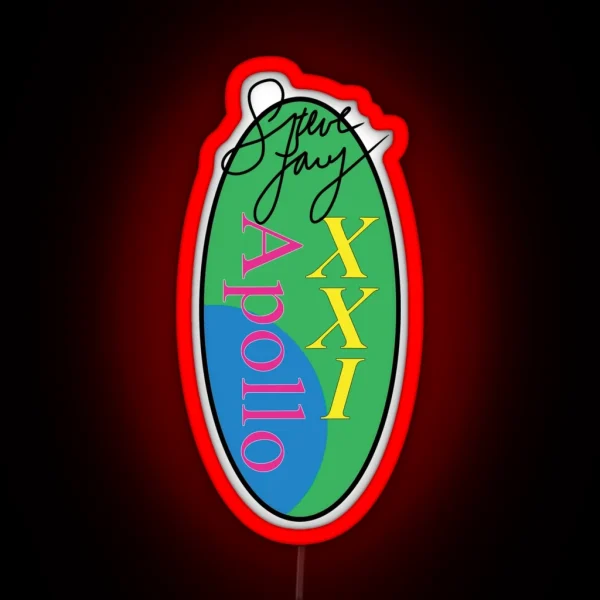 Steve Lacy Apollo 21 Graphic RGB Neon Sign