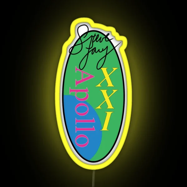 Steve Lacy Apollo 21 Graphic RGB Neon Sign