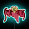 Vintage Rockstar Vibes Stevie Nicks Inspired Colorful RGB Neon Wall Sign