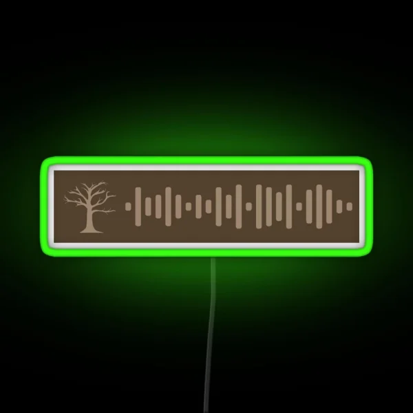 Stick Season Spotify Code RGB Neon Sign
