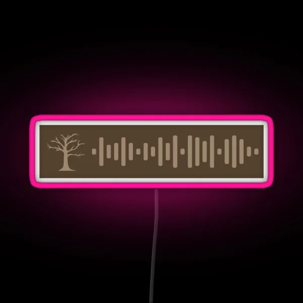 Stick Season Spotify Code RGB Neon Sign