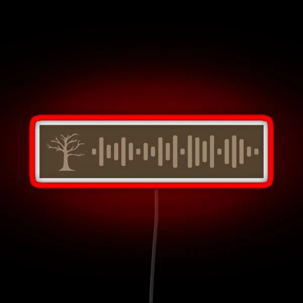 Stick Season Spotify Code RGB Neon Sign