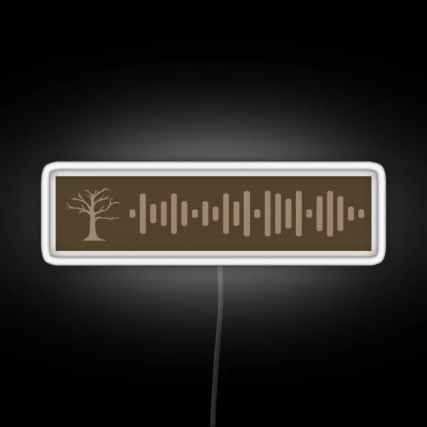 Stick Season Spotify Code RGB Neon Sign