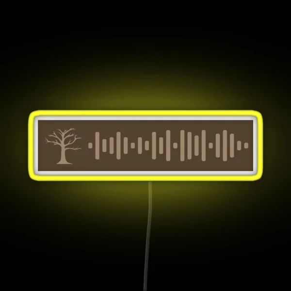 Stick Season Spotify Code RGB Neon Sign