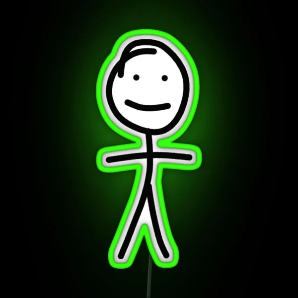 Stickperson RGB Neon Sign