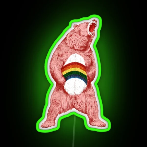 Still Caring Bear RGB Neon Sign