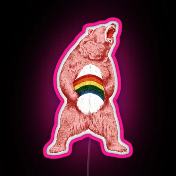 Still Caring Bear RGB Neon Sign