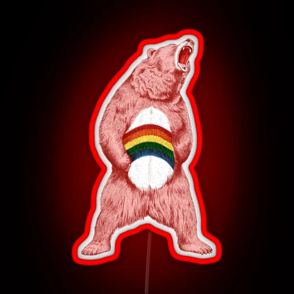 Still Caring Bear RGB Neon Sign