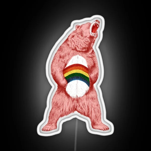 Still Caring Bear RGB Neon Sign