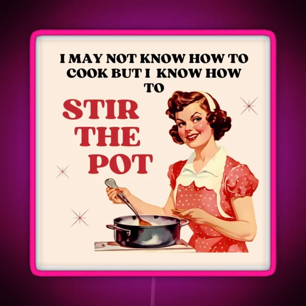 Stir The Pot RGB Neon Sign