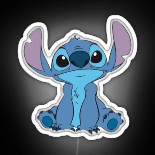 Stitch And Angel RGB Neon Sign