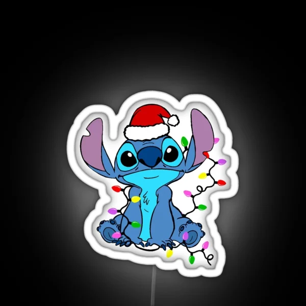 Stitch Christmas Led RGB Neon Sign