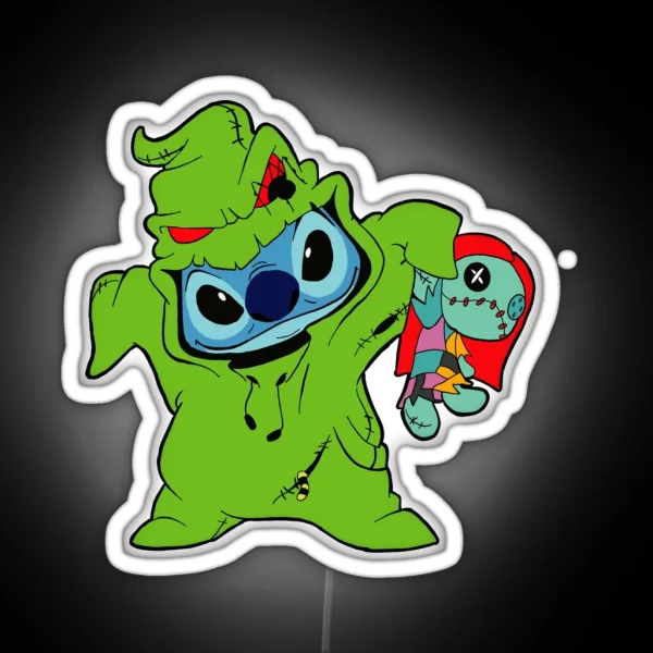 Stitch Oogie Boogie RGB Neon Sign