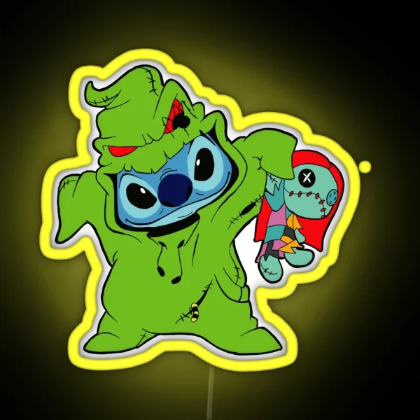 Stitch Oogie Boogie RGB Neon Sign