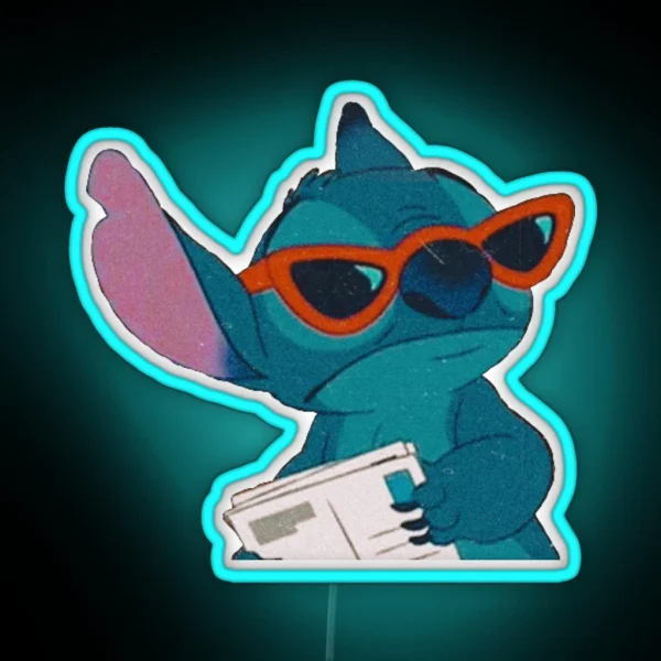 Stitch RGB Neon Sign