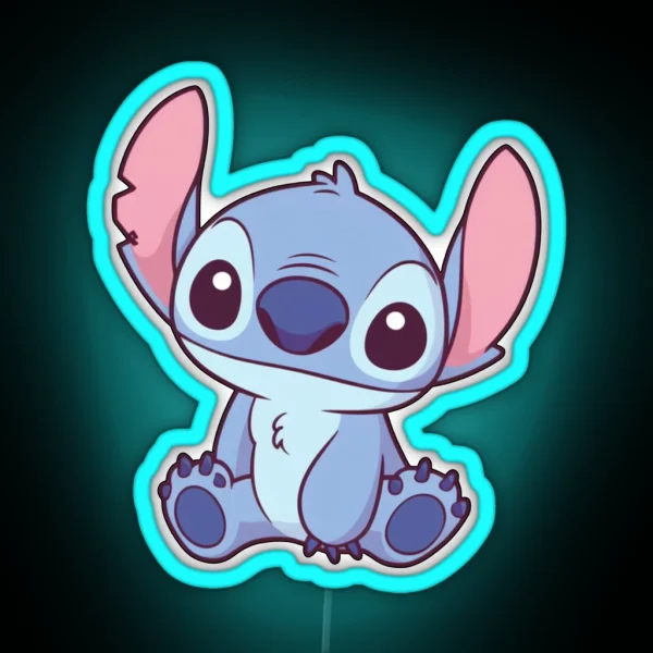 Stitch RGB Neon Sign