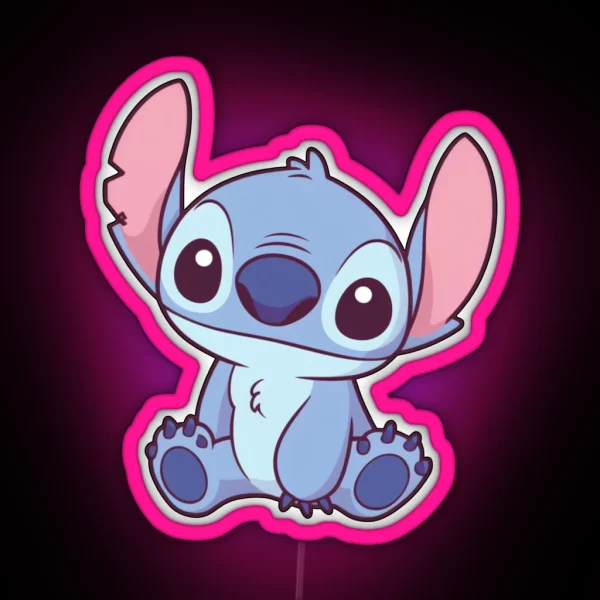 Stitch RGB Neon Sign
