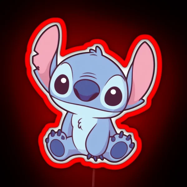 Stitch RGB Neon Sign
