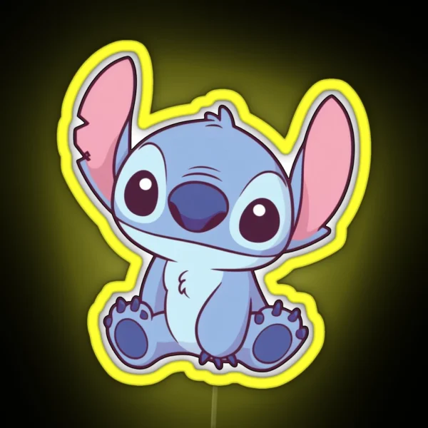 Stitch RGB Neon Sign
