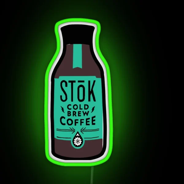 Stok Iced Coffee RGB Neon Sign