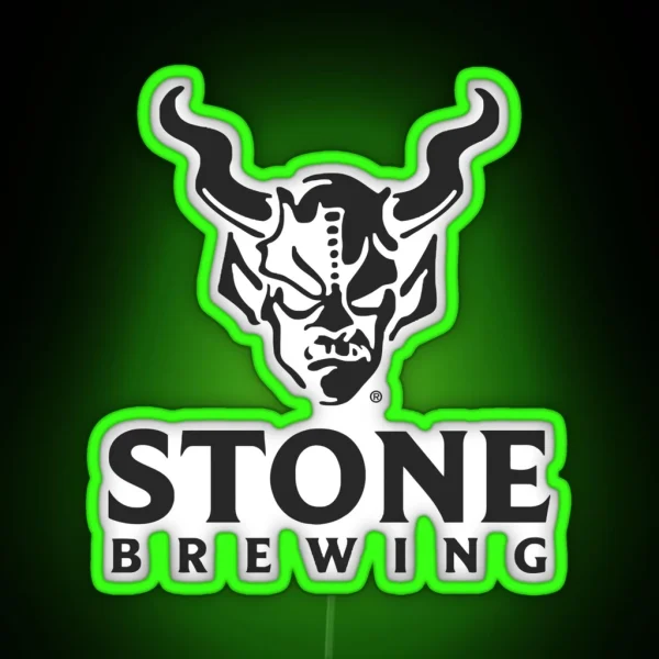 Stone Brewing RGB Neon Sign