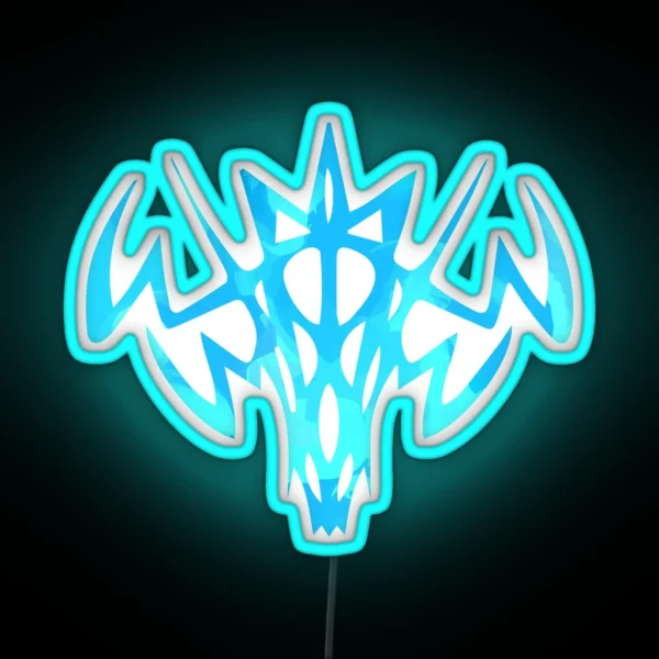 Stoneward Knight Radiant Order Glyph RGB Neon Sign