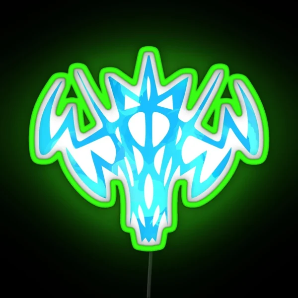Stoneward Knight Radiant Order Glyph RGB Neon Sign