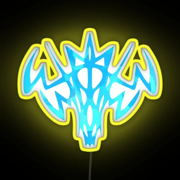 Stoneward Knight Radiant Order Glyph RGB Neon Sign